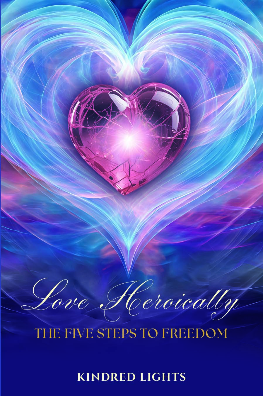 Love Heroically: The Five Steps to Freedom — book cover by Kindred Lights